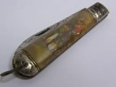 Czecho Slovakia Pocket Knife - Mikov - with Canadian Mounty - as per photo