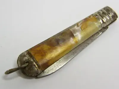 Czecho Slovakia Pocket Knife - Mikov - with Canadian Mounty - as per photo