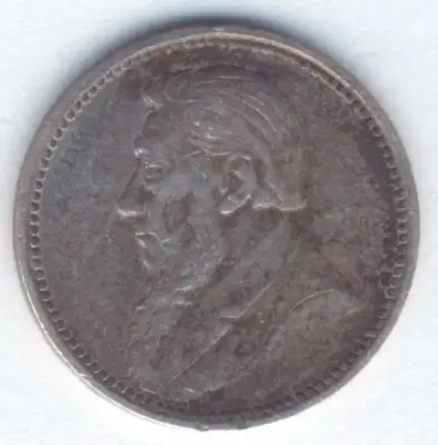 1897 ZAR Kruger 3d Tickey XF - as per scan