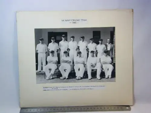 1960 Photo of SA Navy cricket team
