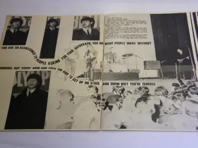 Beatles in Paris Boyfriend Magazine photo news extra - original - as per photo