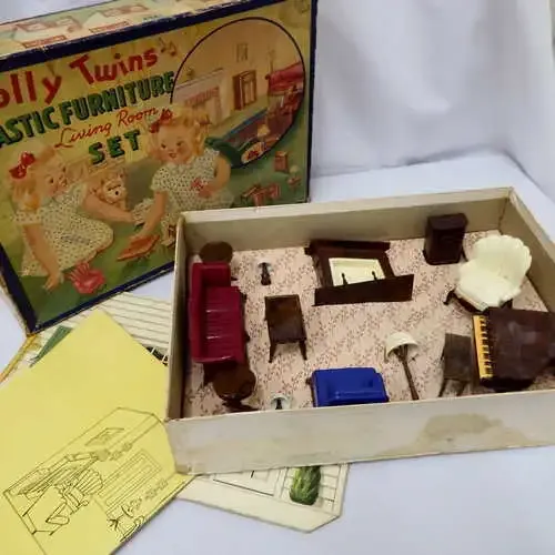 Boxed Jolly Twins plastic furniture living room set - A Renewal Product No. 222