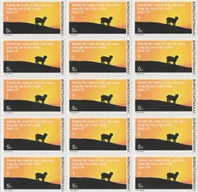Bophuthatswana - SACC 72-75 Set of mint full sheets - The Lord`s Passion - as per scan