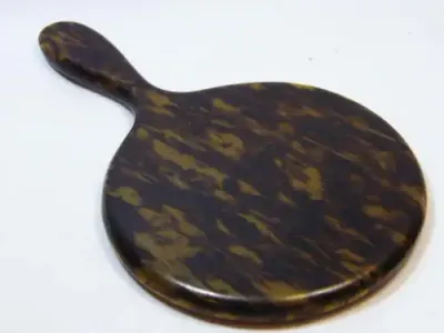 Vintage Tortoise shell hand mirror - as per photo