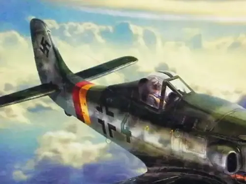 Dan Zoernig aviation print of WW2 Russian and German fighting planes