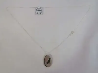 Amari Sterling silver and ebony pendant with necklace - Leopard