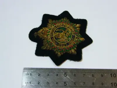 Zimbabwe Police Office bullion wire cap badge