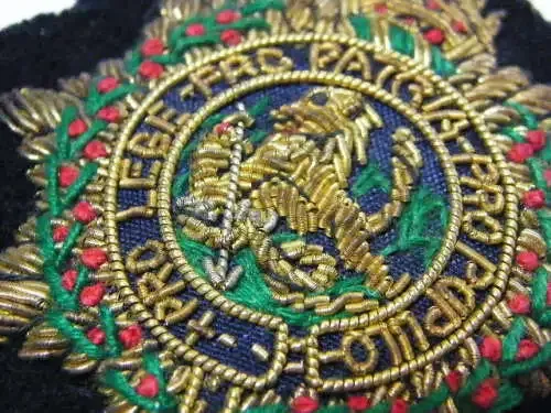 Zimbabwe Police Office bullion wire cap badge