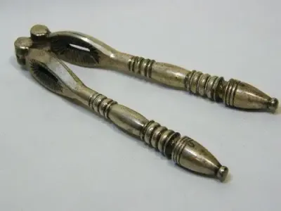 Antique Victorian silver plated nutcracker - as per photo