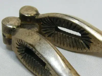 Antique Victorian silver plated nutcracker - as per photo