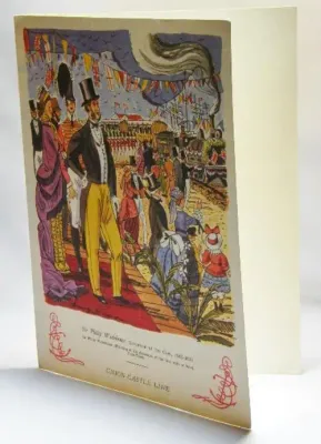 Union Castle Line RMS Pendennis Castle Dinner menu - 23 August 1967 - as per photo