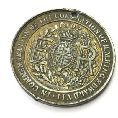 1902 Edward 7 Coronation Medal