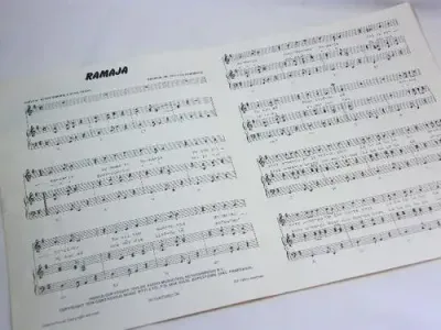 Vintage sheet music for Ramaja by Glenys Lynne - Gallo music - as per photo