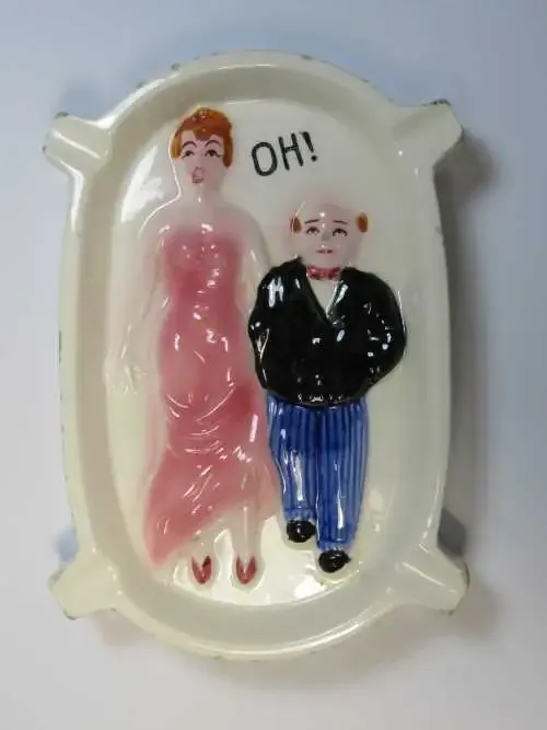 Funny Novelty ashtray - Two sided