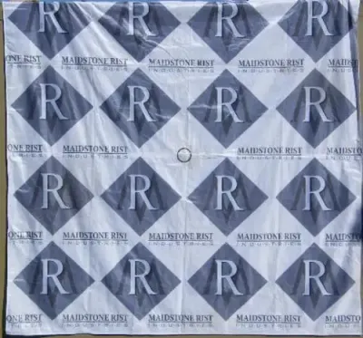 Maidstone Rist Flag - used in the movie ` The Philantropist ` - 198 cm x 198 cm - as per photo