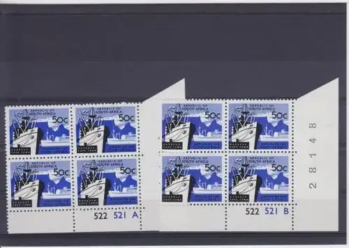 RSA - SACC 336 Control Blocks of 4 - A and B Cylinders - July 1973 Issue - as per scan