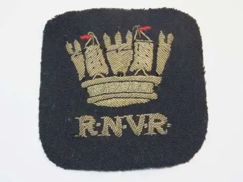 Royal Naval Volunteer reserve Bullion wire badge