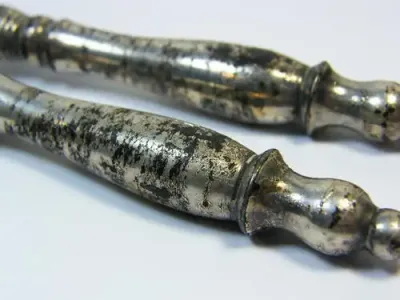 Antique Victorian silver plated nutcracker