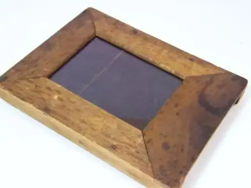 Antique wooden photo printing frame