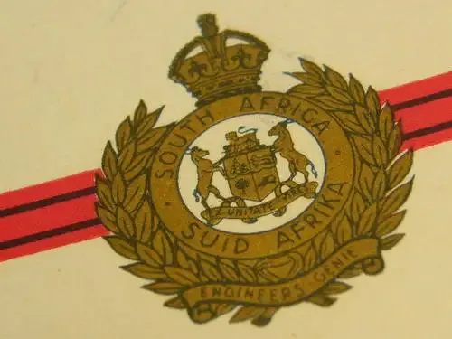 WW2 SA Engineering corps Christmas card