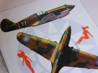 Military Aviation print of a Curtiss P-40 as used in WW2 by Pilot Robert T Smith of America