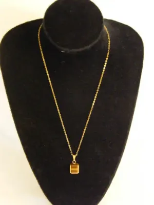 Vintage SAL Pendant and Necklace