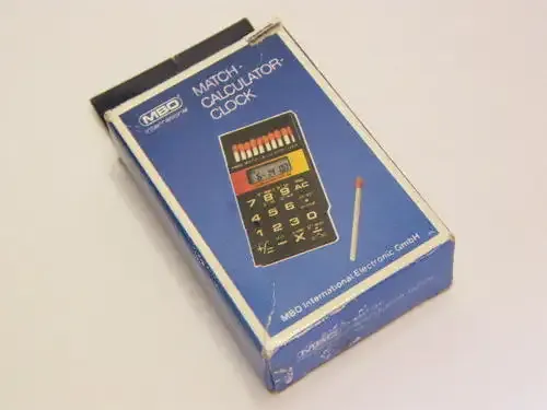 Vintage MBO Match - Calculator - Clock