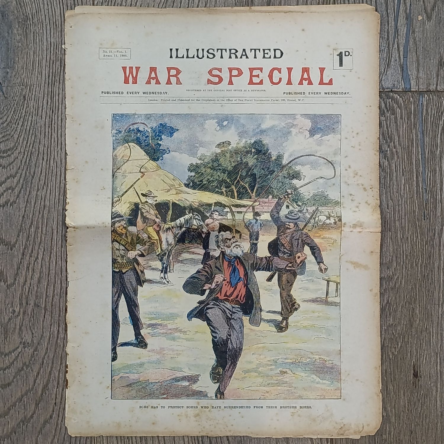Boer War Illustrated War Special newspaper dated 11 April 1900  No.21 Vol.1