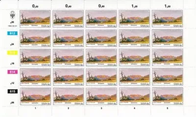 SWA - SACC 407-410 - Set of Full Sheets - Mint - Mountains of SWA