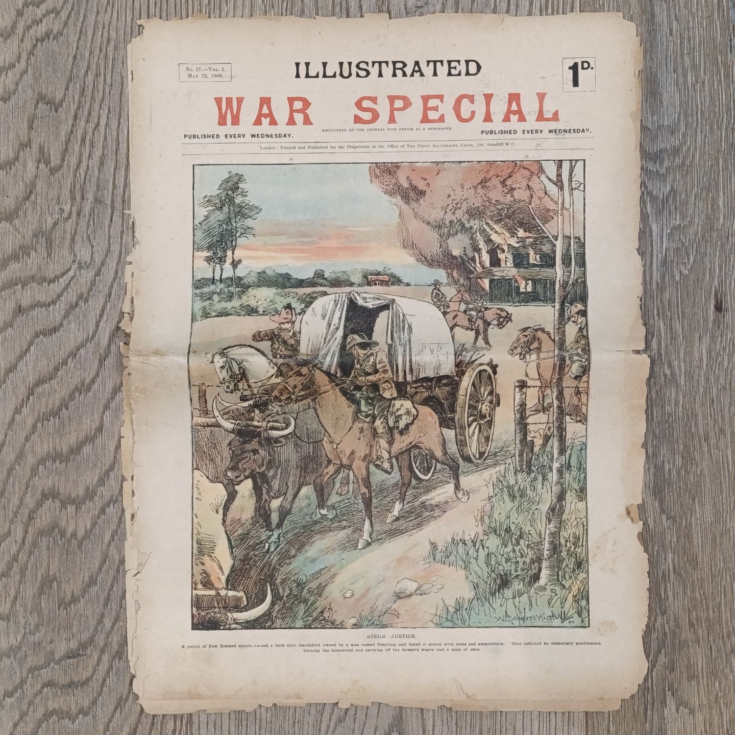 Boer War Illustrated War Special newspaper dated 23 May 1900 No.27 Vol.1