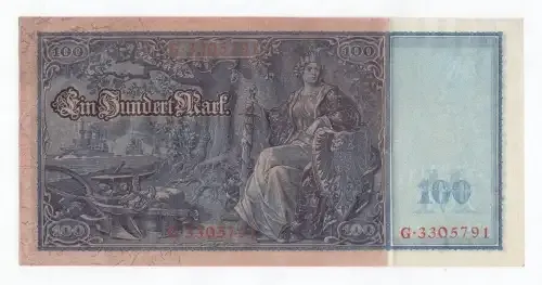 Germany Reichsbanknote 100 Mark - 1910