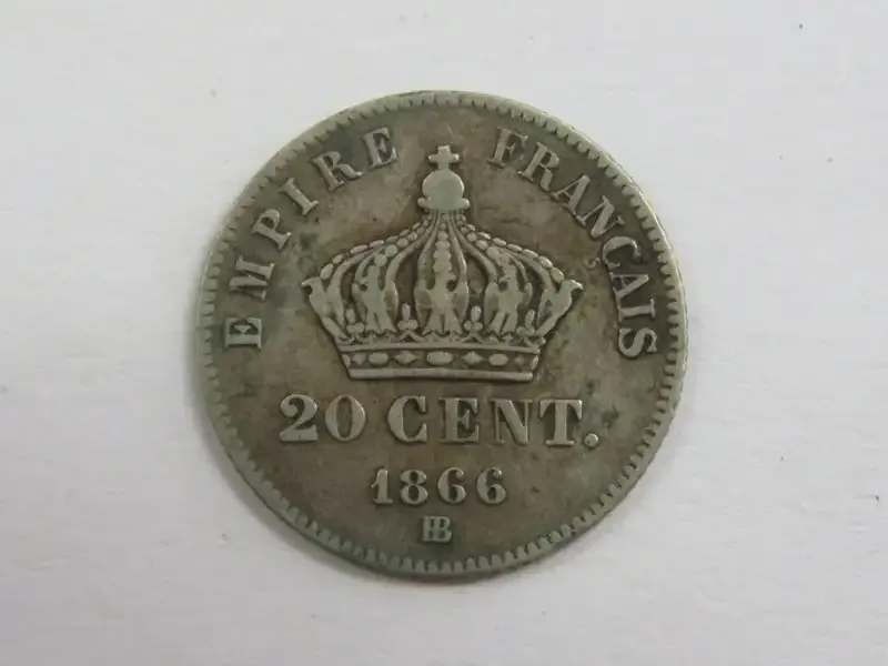 1866 France 20 centimes - BB