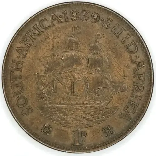 1939 SA Union One Penny - EF
