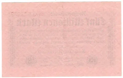 Germany Reichsbanknote 1923 - 5 Million Mark