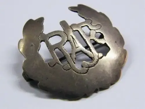 Royal Air force trench art sweetheart badge