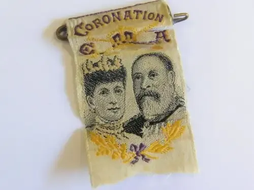 Coronation ribbon for Edward 7 - 1902