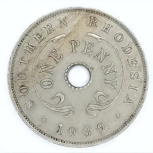 1939 Southern Rhodesia penny - - Excellent coin