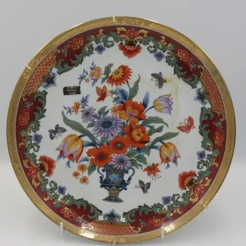 Genuine Imperial Imari hanging plate - Size 26 cm / diameter