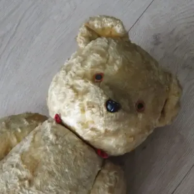 Vintage teddy bear - Length 67 cm