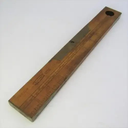 J. Rabone and Sons antique spirit level with brass trimmings