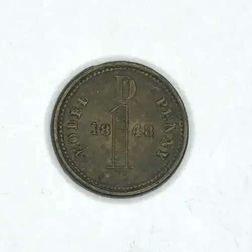 1848 British Model Penny