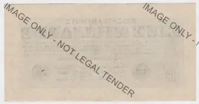 Eine Milliarde Mark banknote - Germany, 1923
