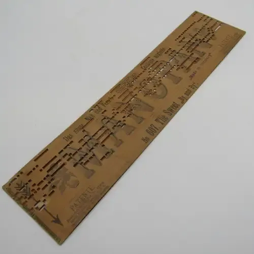 Punched Media MANOPAN music box strip - No. 607- The Sweet `By &amp; B`- Late 1800`s