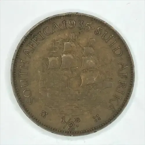 1935 SA Union Half Penny - EF