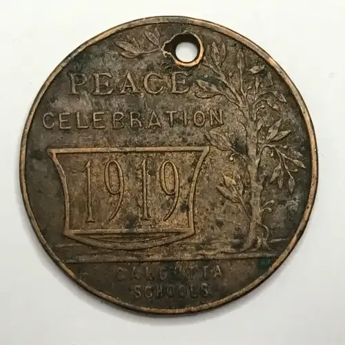 1919 Peace celebrations - Calcutta Schools - Rarely seen