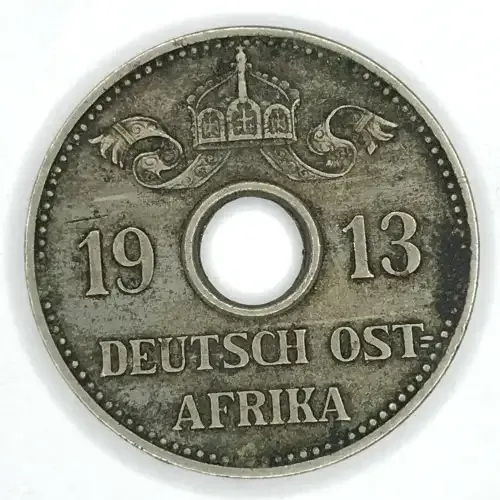 1913 German East Africa 5 Heller - aXF