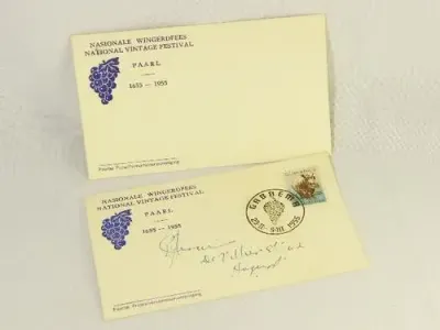 Pair of 1955 National vintage festival Paarl ( 1655 - 1955 ) covers - as per photo
