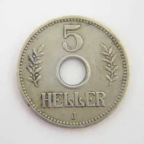 1914 J German East Africa 5 Heller