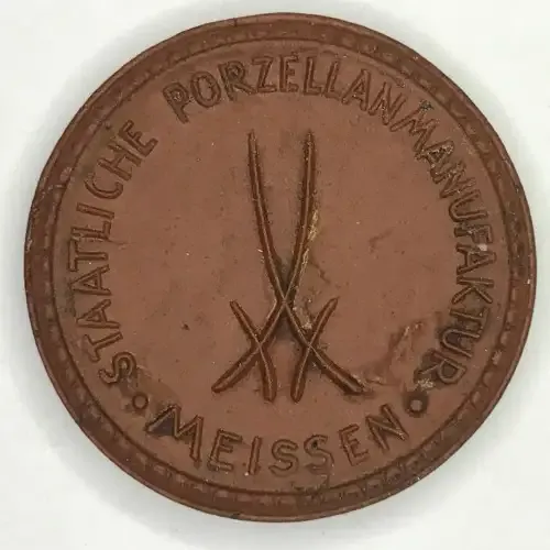 1930 Germany Dresden Hygiene Museum porcelain token