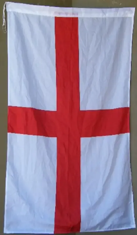 England flag - 100% polyester - made by PG Sport promo gear - 154 cm x 60 cm - as per photo